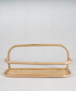 Kệ treo tường phòng tắm mây tre đan cổ điển - SG1403