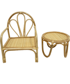 Bộ bàn ghế búp bê mây - SG1318