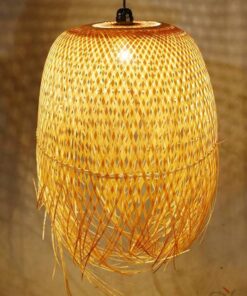 Chụp đèn tre hình con sứa - SG1153