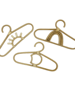 Bộ 3 móc treo quần áo mây tre đan - SG1532