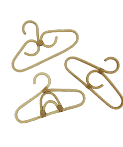 Bộ 3 móc treo quần áo mây tre đan - SG1533