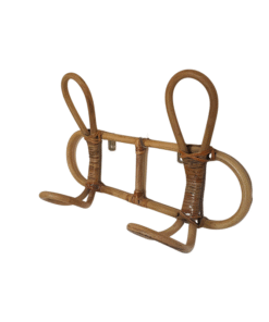 Móc treo áo khoác treo tường bằng mây 2 móc - SG1500