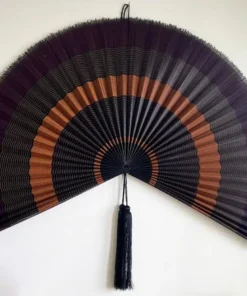 Quạt cầm tay nghệ thuật thủ công bằng tre trang trí tường - SG1760