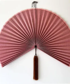 Quạt cầm tay nghệ thuật thủ công bằng tre trang trí tường - SG1759