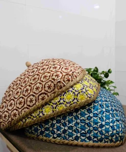 Lồng bàn vuông đan hoa thị - TRE0233