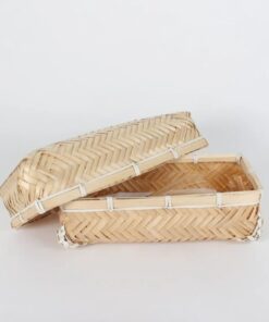 Hộp tre đan đựng quà - TRE0150
